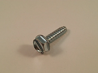 Type 25 Slotted Indented Hex Washer Thread Cutting Screws - Zinc Type 25 Slotted Indented Hex Washer Thread Cutting Screws - Zinc