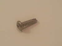 Type 25 Phillips Pan Thread Cutting Screws - Zinc and Bake