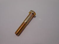 Grade 8 Coarse Thread Hex Cap Screws - Zinc Yellow