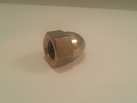 Two Piece Low Crown Cap Nuts - Nickel Plated